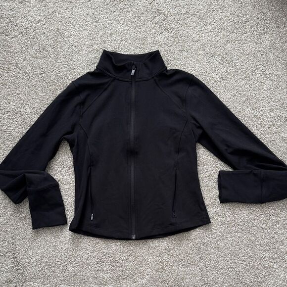 Women's Black Jacket All in Motion Soft full zip NEW NO TAGS - Picture 1 of 6